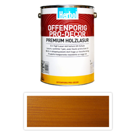 HERBOL Offenporig Pro Decor - univerzální lazura na dřevo 5 l Pinie 1400