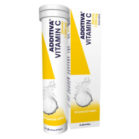 ADDITIVA Vitamin C 1000 mg Zitrone 20 šumivých tablet