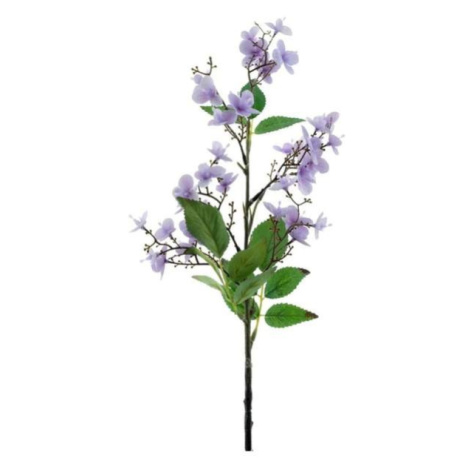Větev divoká růže umělá purpurová 52cm Nova Nature