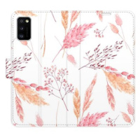 iSaprio flip pouzdro Ornamental Flowers pro Samsung Galaxy A41