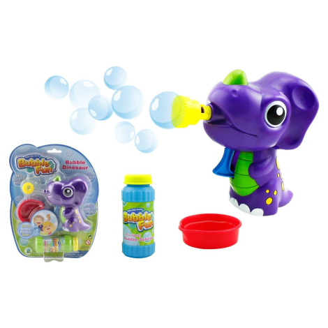 Bubble Fun Bublifuk Dinosaurus s náplní 60 ml fialový Sparkys