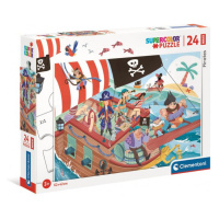 Clementoni - Puzzle 24 ks Maxi piráti