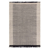 Šedý ručně tkaný vlněný koberec 120x170 cm Avalon – Asiatic Carpets