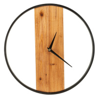ArtFir Dekorativní hodiny 60 | hnědá 35 cm