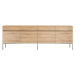 Ethnicraft designové komody Ligna Sideboard - 4 doors, 4 drawers