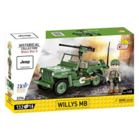 Cobi Jeep Willys MB & M2 dělo D-DAY, 1:35, 132 k, 1 f