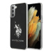 US Polo pouzdro na Samsung Galaxy S21 PLUS Black Shiny Big Logo