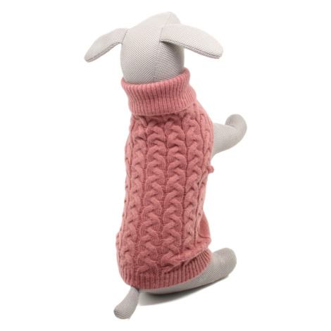 Vsepropejska Arno elastický svetr pro psa Barva: Růžová, Délka zad (cm): 24, Obvod hrudníku: 26 