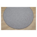 Vopi koberce Kusový koberec Nature platina kruh - 57x57 (průměr) kruh cm