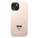 Karl Lagerfeld KLHCP14MSLCTPI hard silikonové pouzdro iPhone 14 PLUS 6.7" light pink Silicone Ch