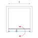 Roth Elegant Neo Line otevírací dveře 100 cm jednokřídlé brillant transparent BI PF2/900_BI SET_