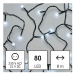 EMOS LED vánoční cherry řetěz – kuličky, 8 m, venkovní i vnitřní, studená bílá, programy D5AC06