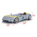 Bburago 1:24 Ferrari Monza SP1 Silver Blue