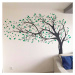 Samolepka na zeď - Listnatý strom ve vlastní barvě