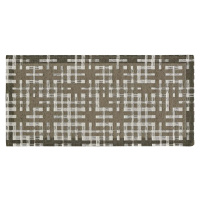 Hnědý pratelný běhoun 55x140 cm Dama Fango – Floorita