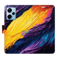 iSaprio flip pouzdro Fire Paint pro Xiaomi Redmi Note 12 Pro+ 5G