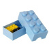 LEGO® box na svačinu 8 - světle modrá 100 x 200 x 75 mm
