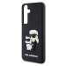 Zadní kryt Karl Lagerfeld 3D Rubber Karl and Choupette pro Samsung Galaxy S24+, black