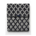 WOMAR - Dětská bavlněná deka se vzorem 75x100 šedo-grafitová