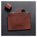 Woolnut Leather Pouch (Flat) kožené pouzdro hnědé