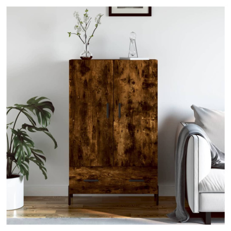 vidaXL Skříň highboard kouřový dub 69,5 x 31 x 115 cm kompozitní dřevo