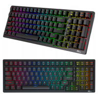 Royal Kludge Rk98 Rgb Bezdrátová mechanická klávesnice Red Switch Bt