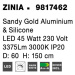 NOVA LUCE závěsné svítidlo ZINIA zlatý hliník a silikon LED 45W 230V 3000K IP20 9817462