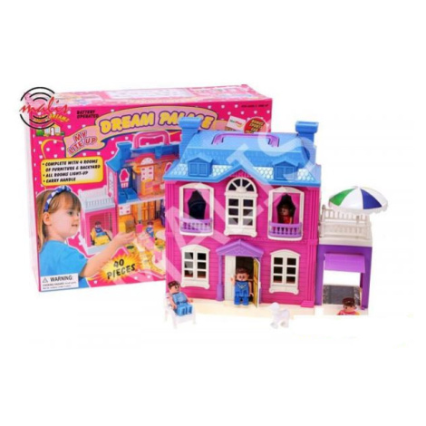 Domeček pro panenky s posuvnou garáží. Toys Group