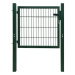 2D plotová branka (jednokřídlá), zelená,106 × 130 cm