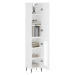 vidaXL Skříň highboard bílá 34,5 x 34 x 180 cm kompozitní dřevo