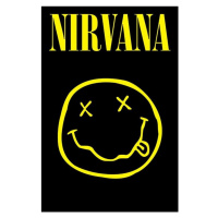 Plakát, Obraz - Nirvana - Smiley, 61 × 91.5 cm