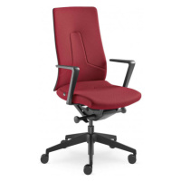 LD SEATING kancelářská židle FollowMe 451-SYQ-N1 černý nylonový kříž