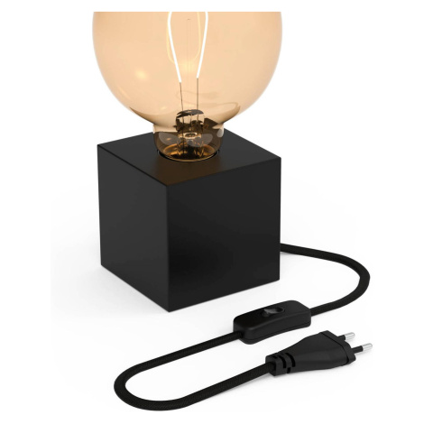 Calex Calex stolní lampa ve tvaru kostky, černá