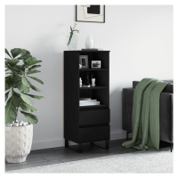 vidaXL Skříň highboard černá 40 x 36 x 110 cm kompozitní dřevo