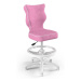 Entelo Pohodlná dětská židle bez područek k psacímu stolu RŮŽOVÁ Zvolte rozměr: dítě 133 - 159 c