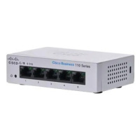 Cisco switch CBS110-5T-D (5xGbE, fanless)