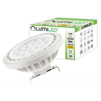 LED žárovka LED G53 AR111 15W = 100W 1521lm 3000K Teplá 38° 12V LUMILED