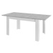 Jídelní stůl BASIC 3 bílá lesk/beton