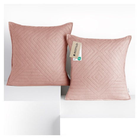 3kraft Sada 2 ks povlaků na polštář Softa světle růžová