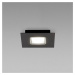 Fabbian Fabbian Quarter - černé LED stropní svítidlo 1zdr