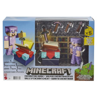 Mattel minecraft enchanting room magický pokoj steve, gyb62