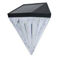 Entac Venkovní solární světlo LED diamant 0,1 W 7 lm, teplá barva světla