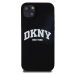 DKNY Liquid Silicone Arch Logo MagSafe kryt iPhone 15 Plus černý