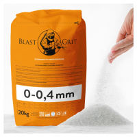 Mikrogranulát skleněný 0 0,4 mm 20kg Jak Soda pro pískoviště Atest Pzh