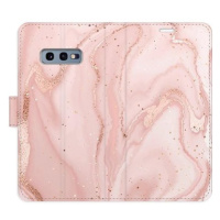 iSaprio flip pouzdro RoseGold Marble pro Samsung Galaxy S10e