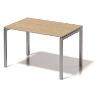 BISLEY Psací stůl CITO s podstavcem ve tvaru U, v x š x h 740 x 1200 x 800 mm, podstavec stříbrn