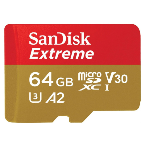 SanDisk micro SDXC karta 64GB Extreme Mobile Gaming SDSQXAH-064G-GN6GN