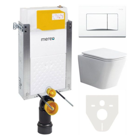 MEREO WC komplet pro zazdění s přislušenstvím MM01SETRB