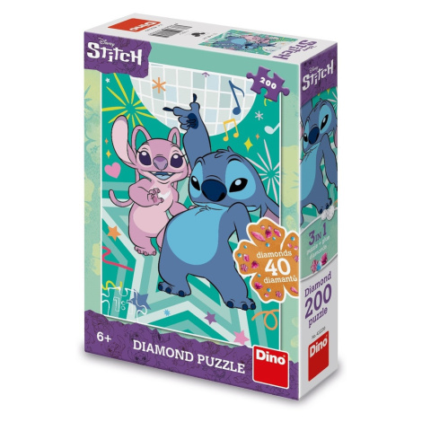 Puzzle 200 Stitch diamond Dino
