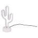 Bílá LED stolní lampa (výška 29 cm) Cactus – Trio
